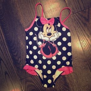 Toddler Minnie Mouse bathing suit size 4T